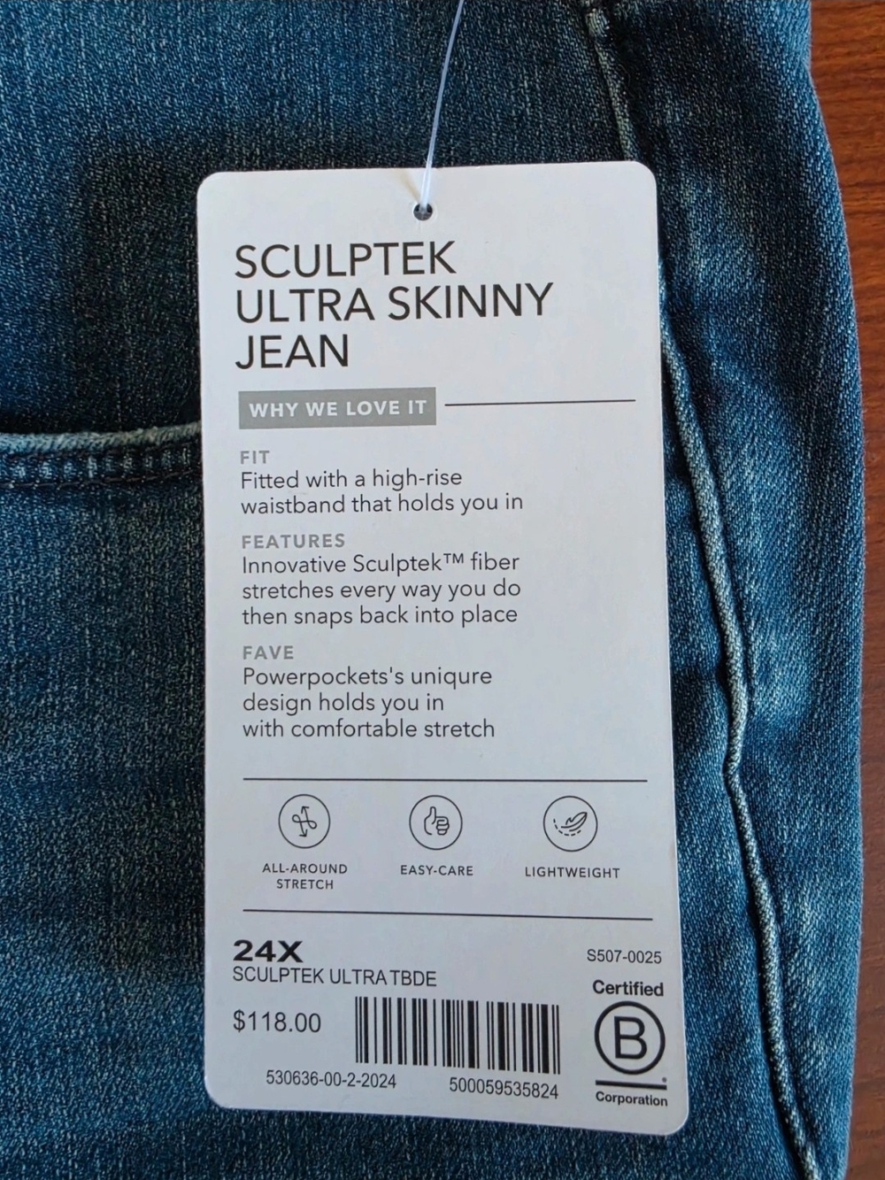 Athleta Jeans in Teal Blue